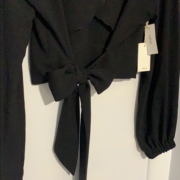 Aritzia black Wilfred Antonin blouse - Picture 6 of 16